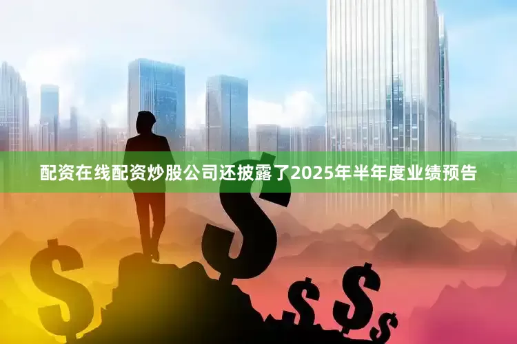 配资在线配资炒股公司还披露了2025年半年度业绩预告